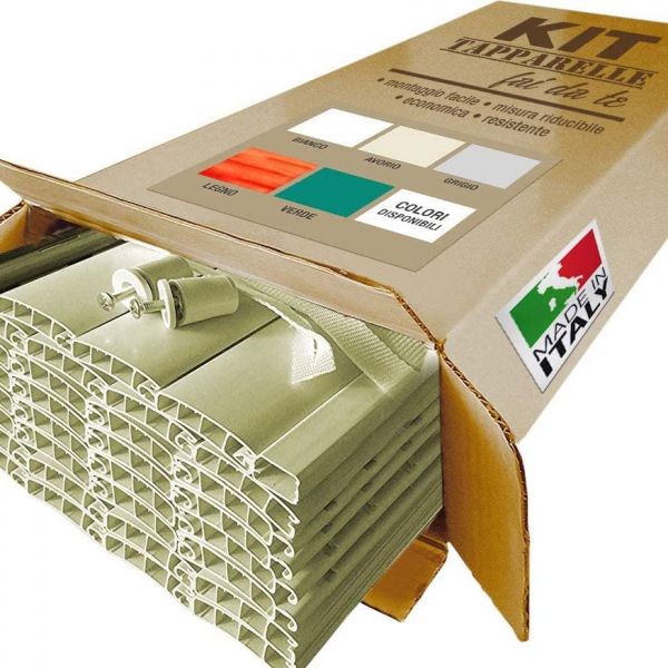 Kit Tapparelle Avvolgibili in pvc robusto FAI DA TE da tagliare