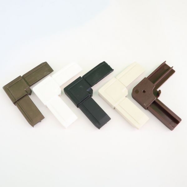 Squadretto di giunzione per zanzariera a pannello fisso – kit 4 pezzi