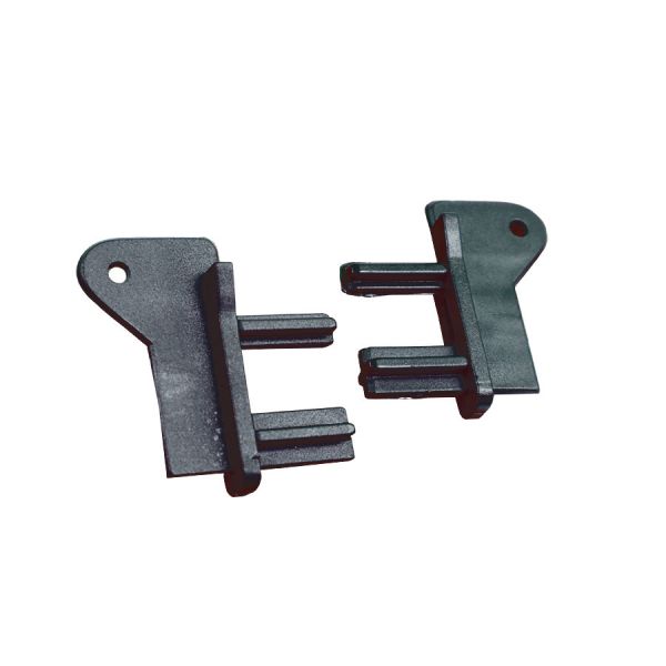 Coppia Corsoi a cricchetto per zanzariere laterali e verticali