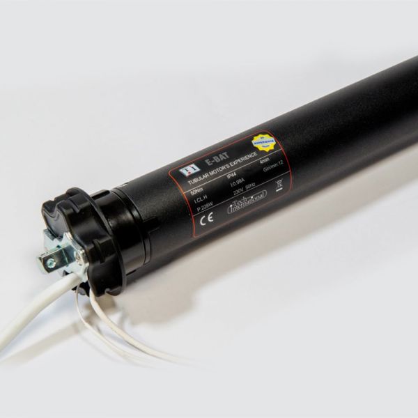 Motore per tapparelle e tende da sole E-Bat con batteria ricaricabile esterna