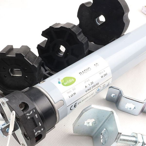 Motore per tapparelle e tende da sole con telecomando