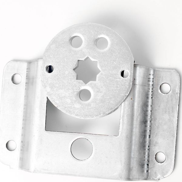 Supporto sfilabile per motore tapparella con foro da 10 mm.