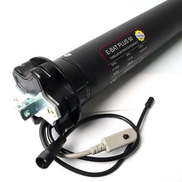 Motore per tapparelle e tende da sole E-Bat Plus con batteria ricaricabile interna