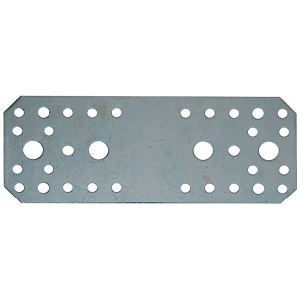 piastra per travi diritta zincata bianca l 65zb