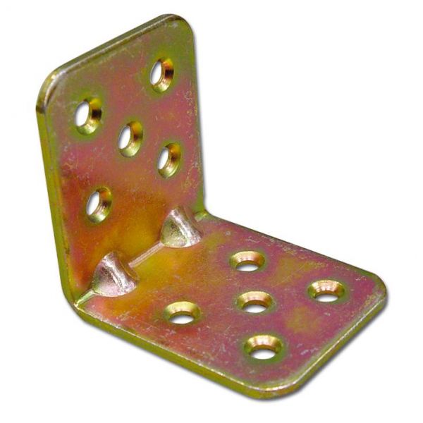 piastra per travi piegata in acciaio zinco+ 790 l 40