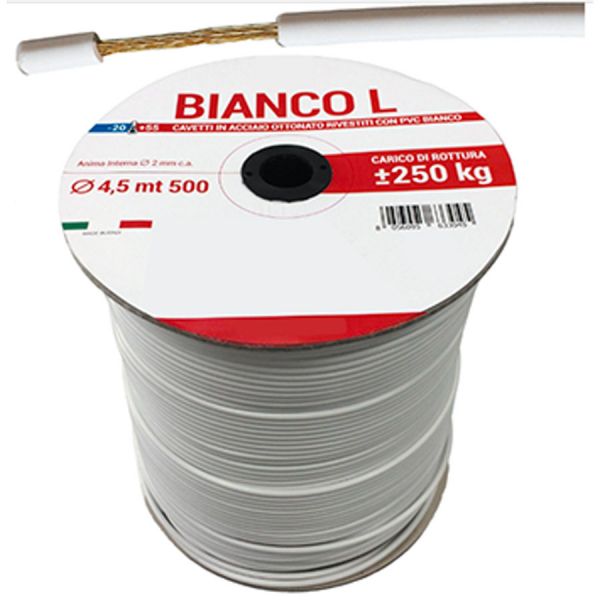 Fune Stendibiancheria Biancone Pvc PER 500M
