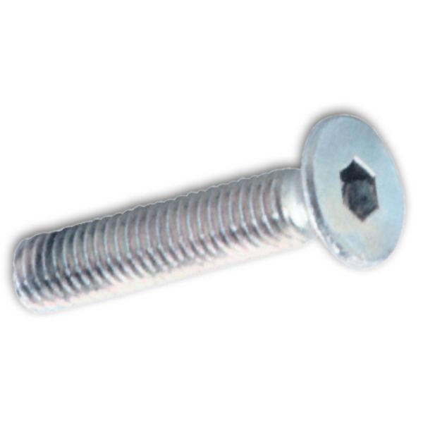 viti per metallo zincate esagono incassato 6 mm.