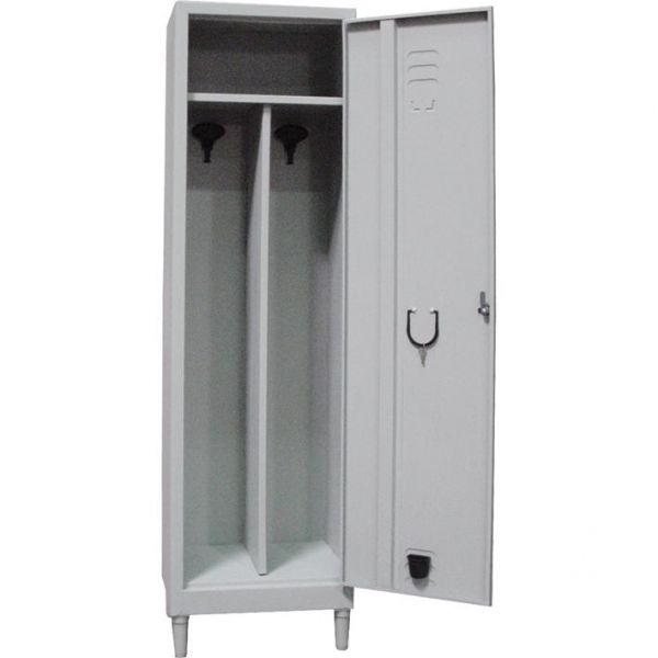 ARMADIO METALLO SPOGLIATOIO SPORCO/PULITO 2 POS.L100 P50 H180CM#(182 MON
