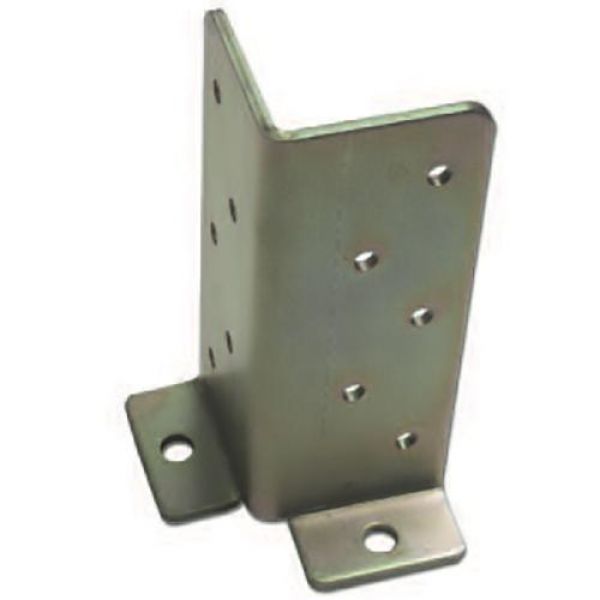 supporto angolare reggipilastri in acciaio zinco+