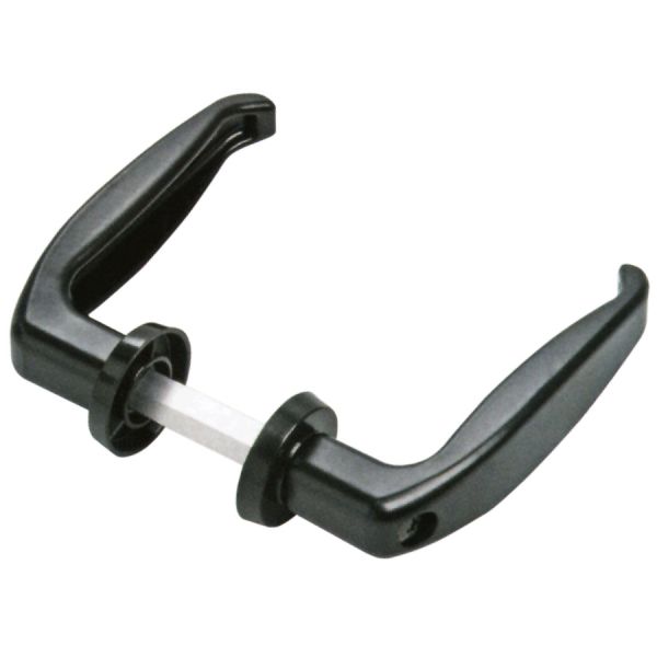 maniglia per infissi in alluminio nero 