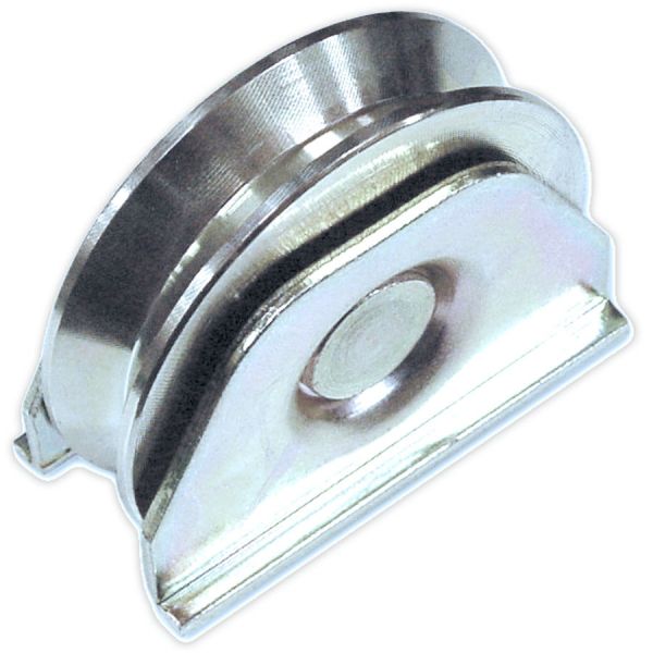 RUOTA PER CANCELLI SUPPORTO APERTO GOLA 