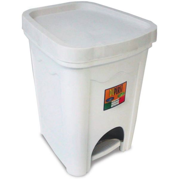 PATTUMIERA A PEDALE  6LT BIANCA