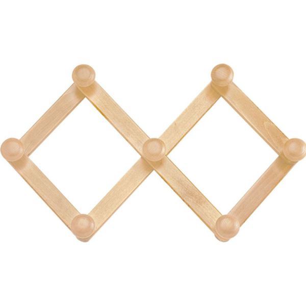 APPENDIABITI LEGNO ESTENSIBILE 7 POSTI FRASSINO