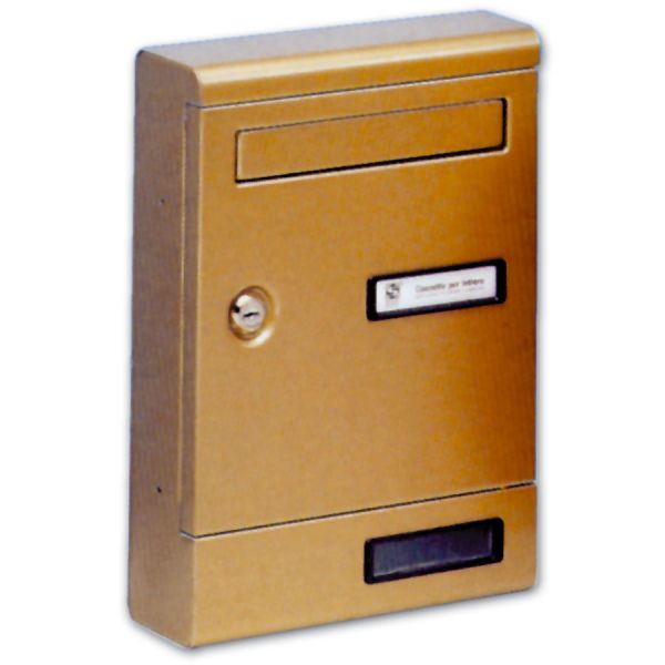 cassetta postale bronzo per interno