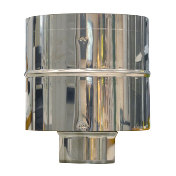 comignolo antivento per camini base tonda 