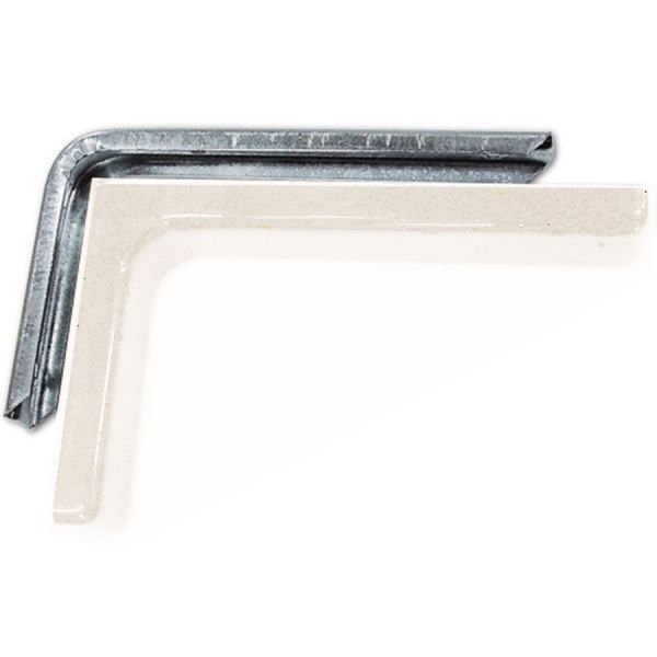 mensola per arredamento rivestita colore avorio