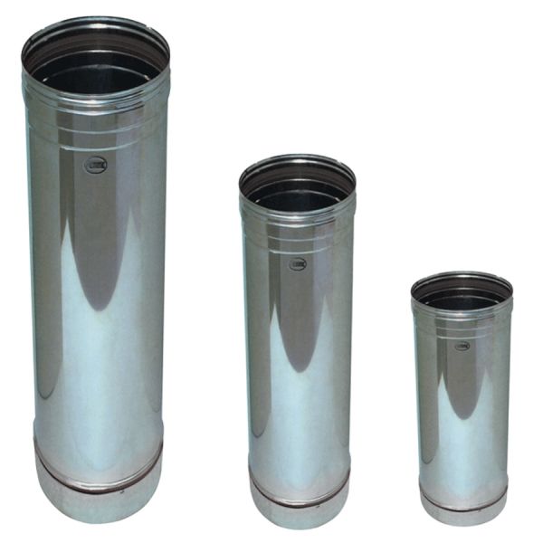 TUBO PER CANNA FUMARIA ACCIAIO INOX Ø180X 250HMM SPEEDY 01