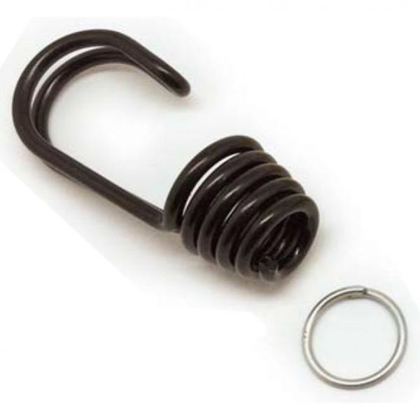 gancio per fune elastica in doppio ferro