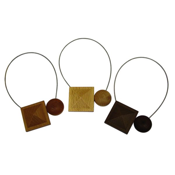 FERMATENDA CALAMITA in legno 