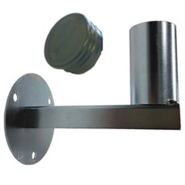 mensola a muro per specchio parabolico con tappo