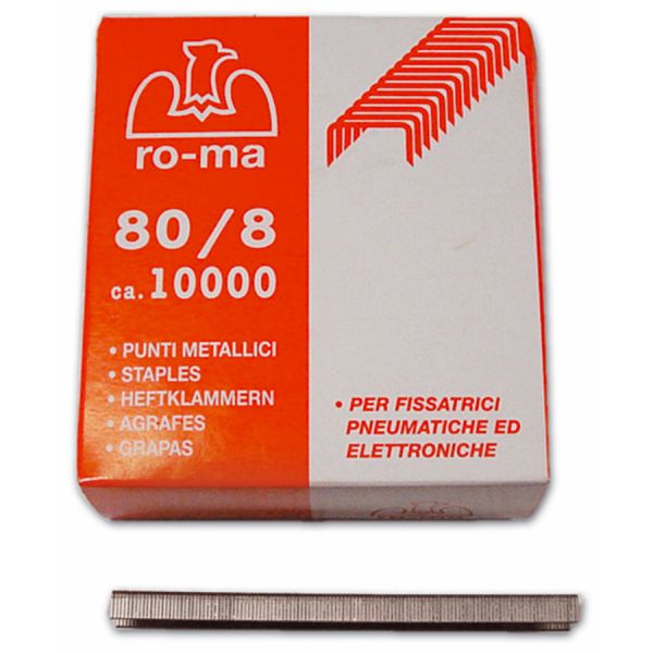 punti galvanizzati per fissatrice pneumatica