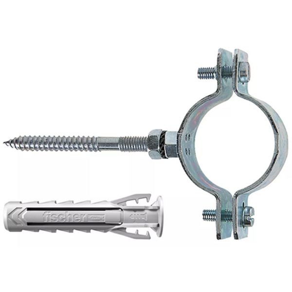 COLLARE ACCIAIO PER TUBO FISCHER CPT 1/2