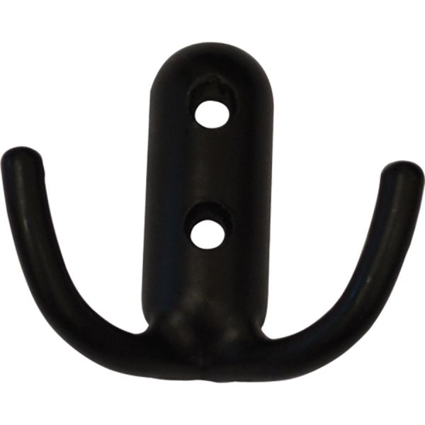 appendiabiti in zama nero 2 posti