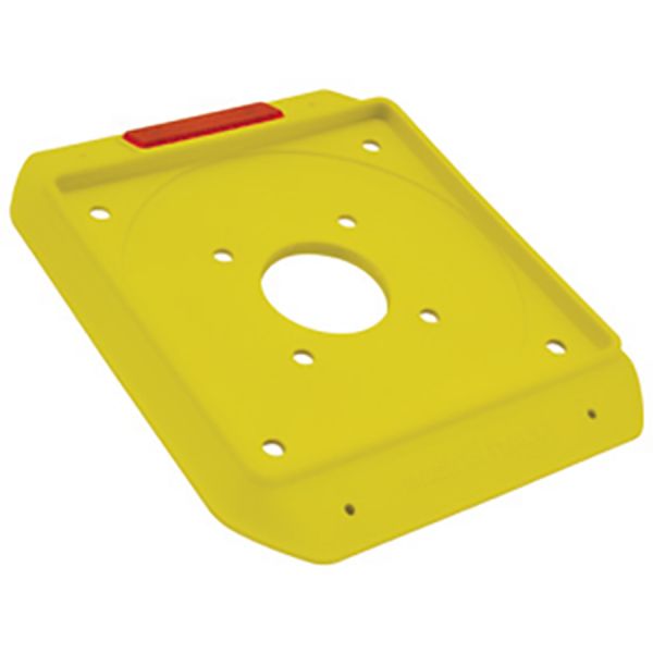 basetta quadrata con catarifrangente