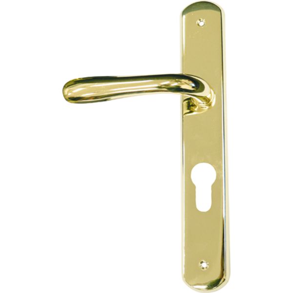 maniglia per porta oro lucido 
