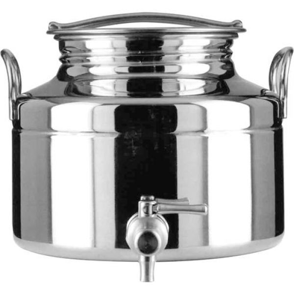FUSTINO X OLIO 5LT ACCIAIO INOX 18/10 CON RUBINETTO