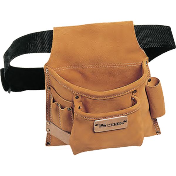 borsa carpentiere in crosta multitasche