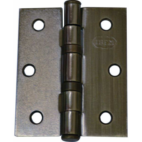 CERNIERA X PORTA A LIBRO 76X63MM 3X2,5  ACC.BRONZ.C/CUSC.SFERA IBFM550