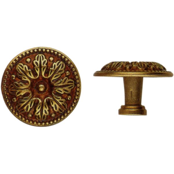 POMOLO METAL STYLE 24479 25MM OTTONE PATINATO
