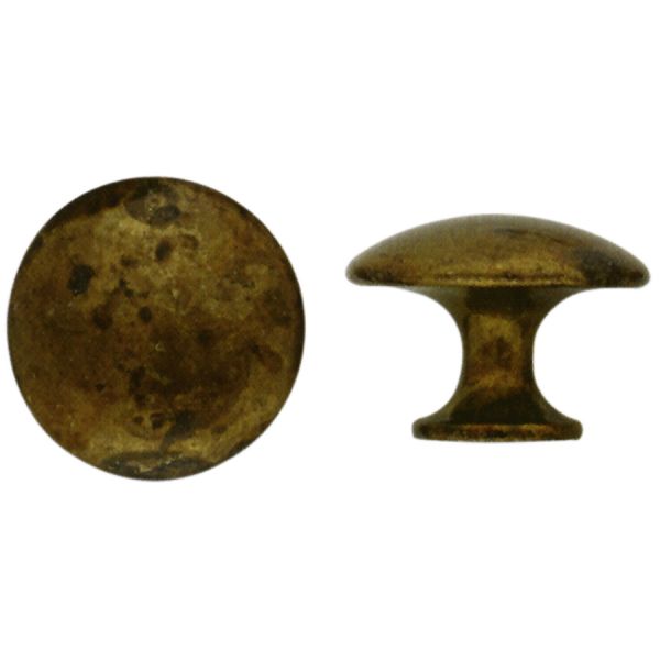 POMOLO METAL STYLE 24220Z 25MM OTTONE ANTICO