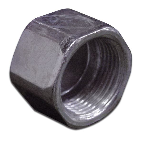 raccordo a tappo femmina in acciaio zincato