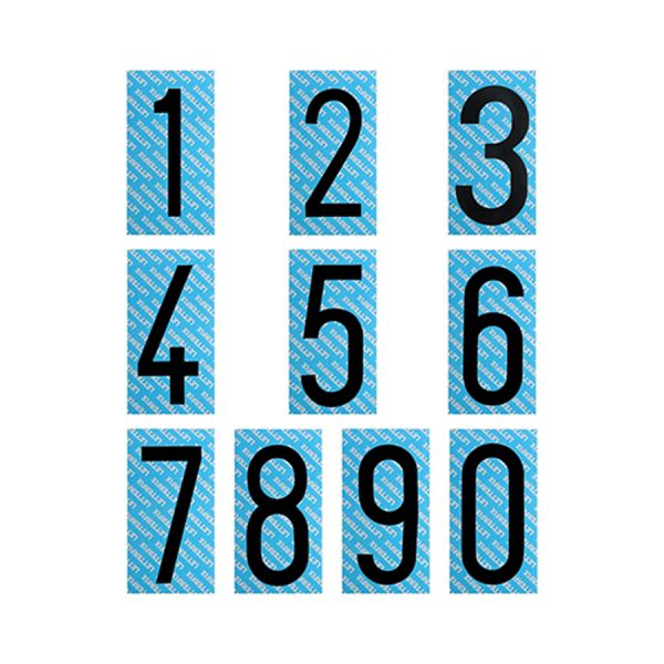 NUMERO ADESIVO 0 MM  75 NERO