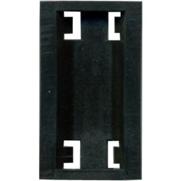 contropiastra inserto per rullo in nylon