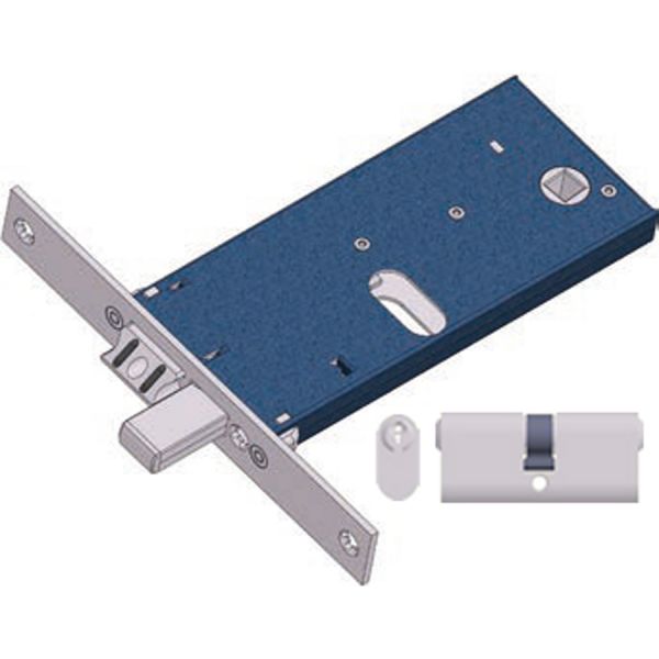 serratura per fasce con cilindro 54 mm omec