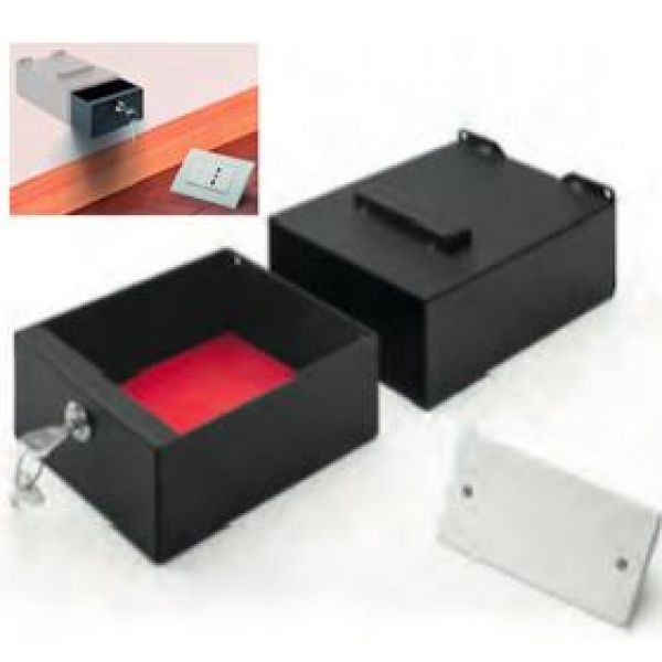 cassaforte a incasso presa elettrica con chiave 1 cassetto