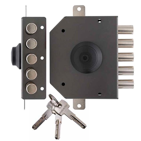 serratura da applicare triplice 