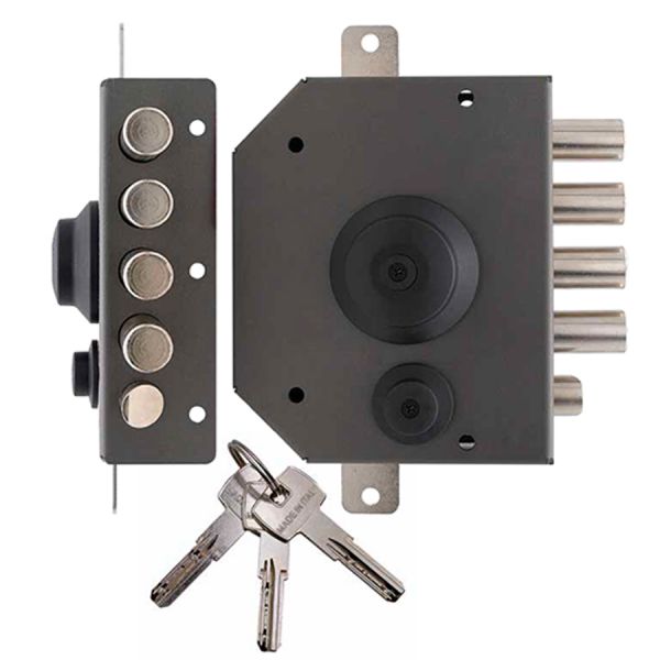 serratura da applicare triplice 