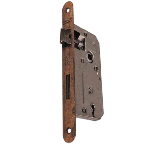 serratura patent da infilare bordo tondo bronzato bonaiti