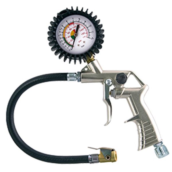 pistola gonfiaggio con manometro