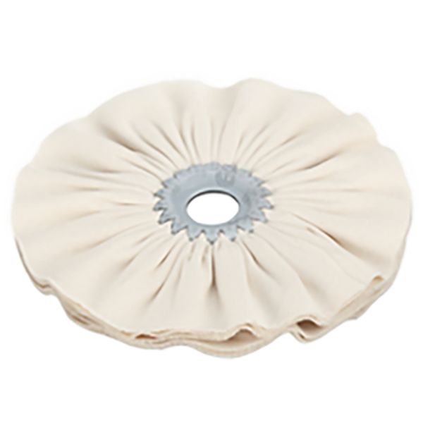 ruota in tessuto per lucidare con foro