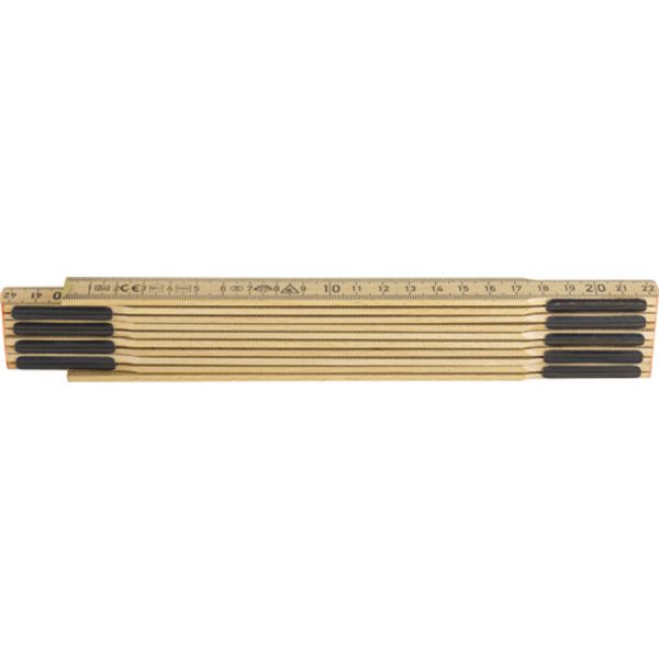 doppiometro in legno acero maurer