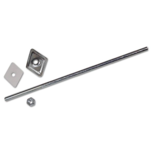 barrette zincate con rondelle e dado