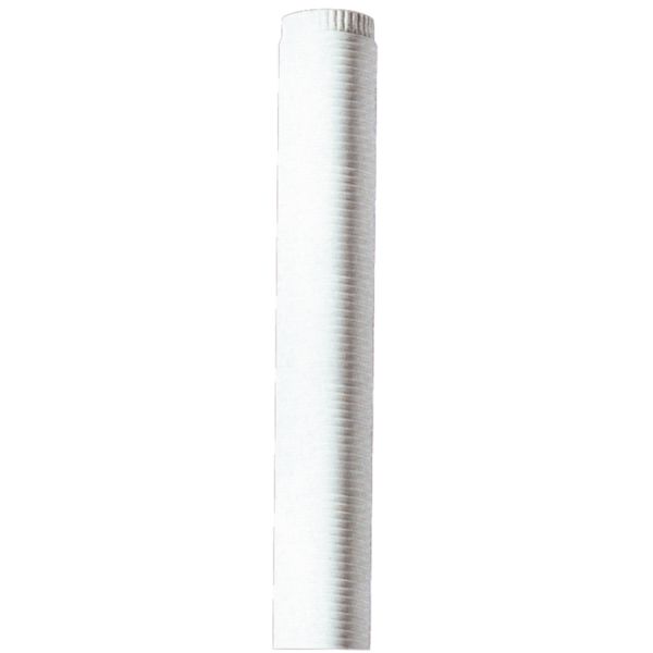 TUBO STUFA FLESSIBILE BIANCO Ø 8CM  3MT