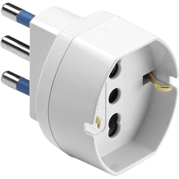 adattatore semplice 16a bianco presa shuko p40 maurer