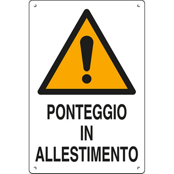 cartello segnaletica cantiere 