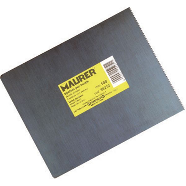 spatola dentata lama blu maurer